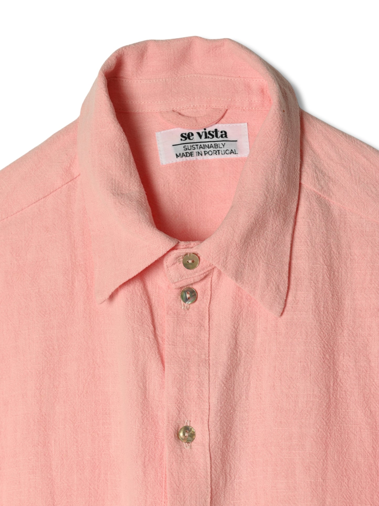 Ramie Shirt-Dress