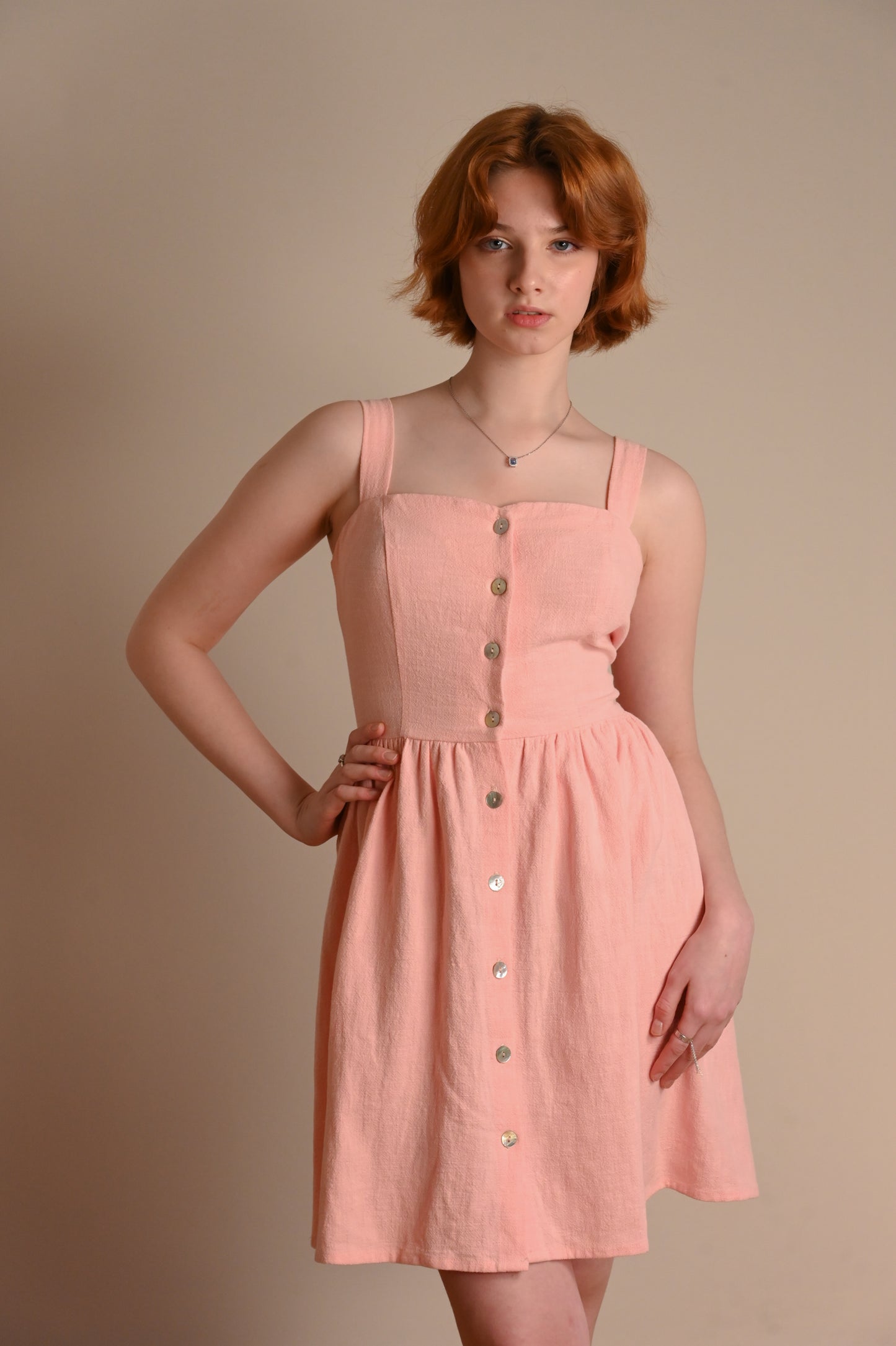 Ramie A-dress