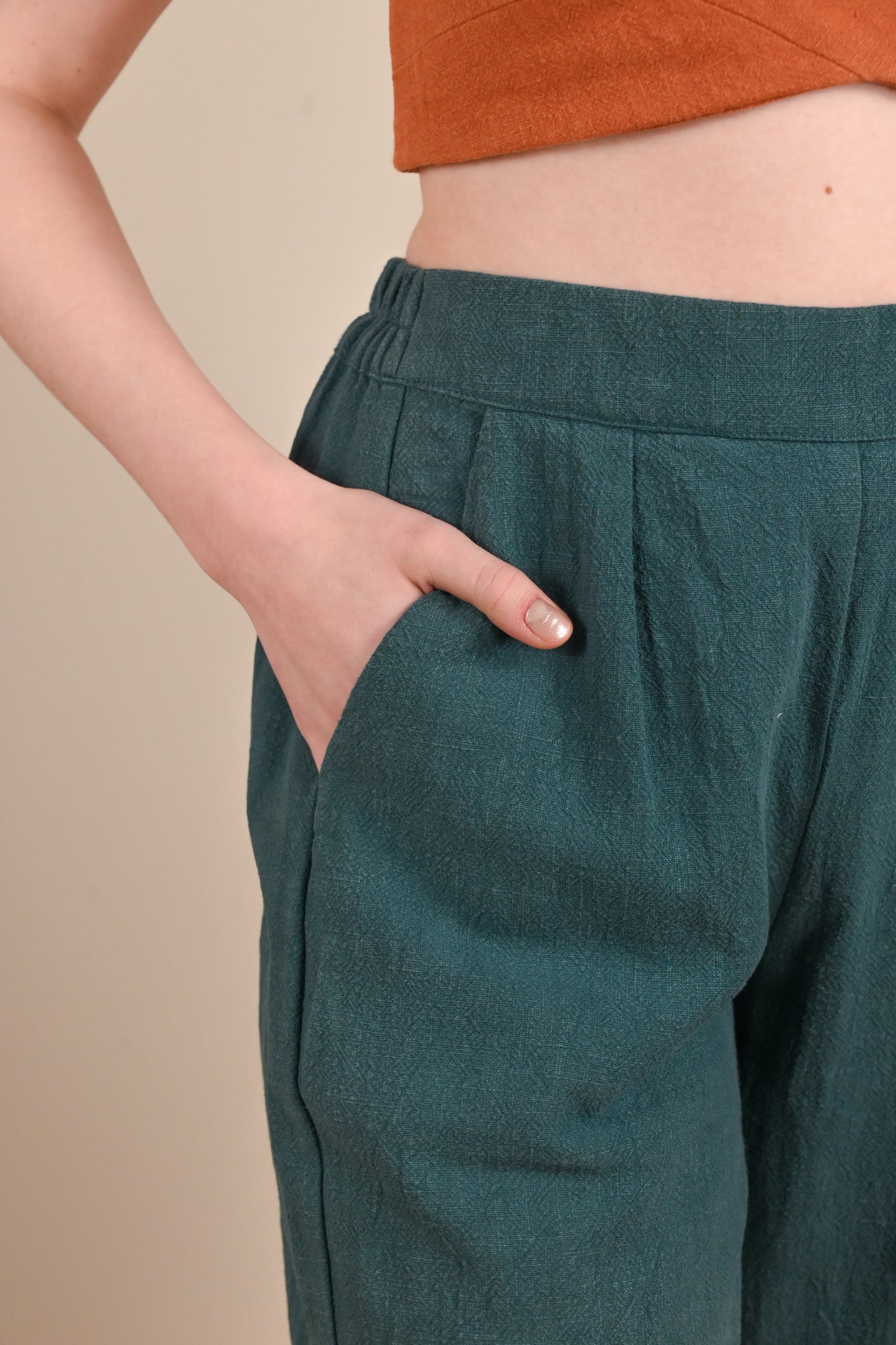 Straight Ramie Pants - SEJA