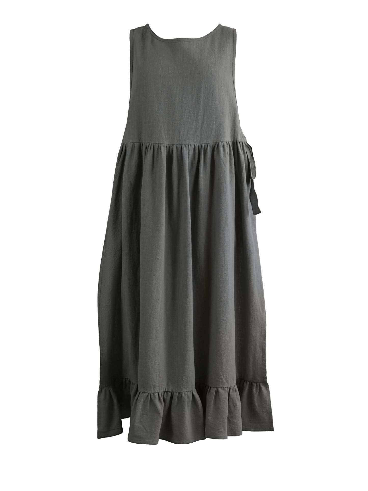Ramie Apron Dress