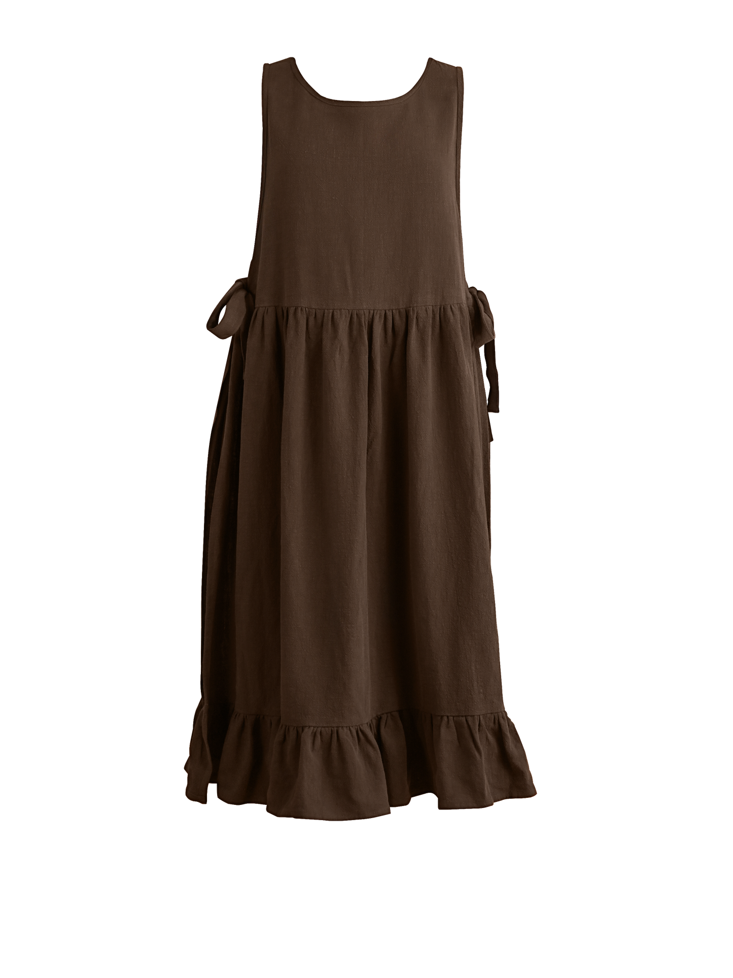Ramie Apron Dress