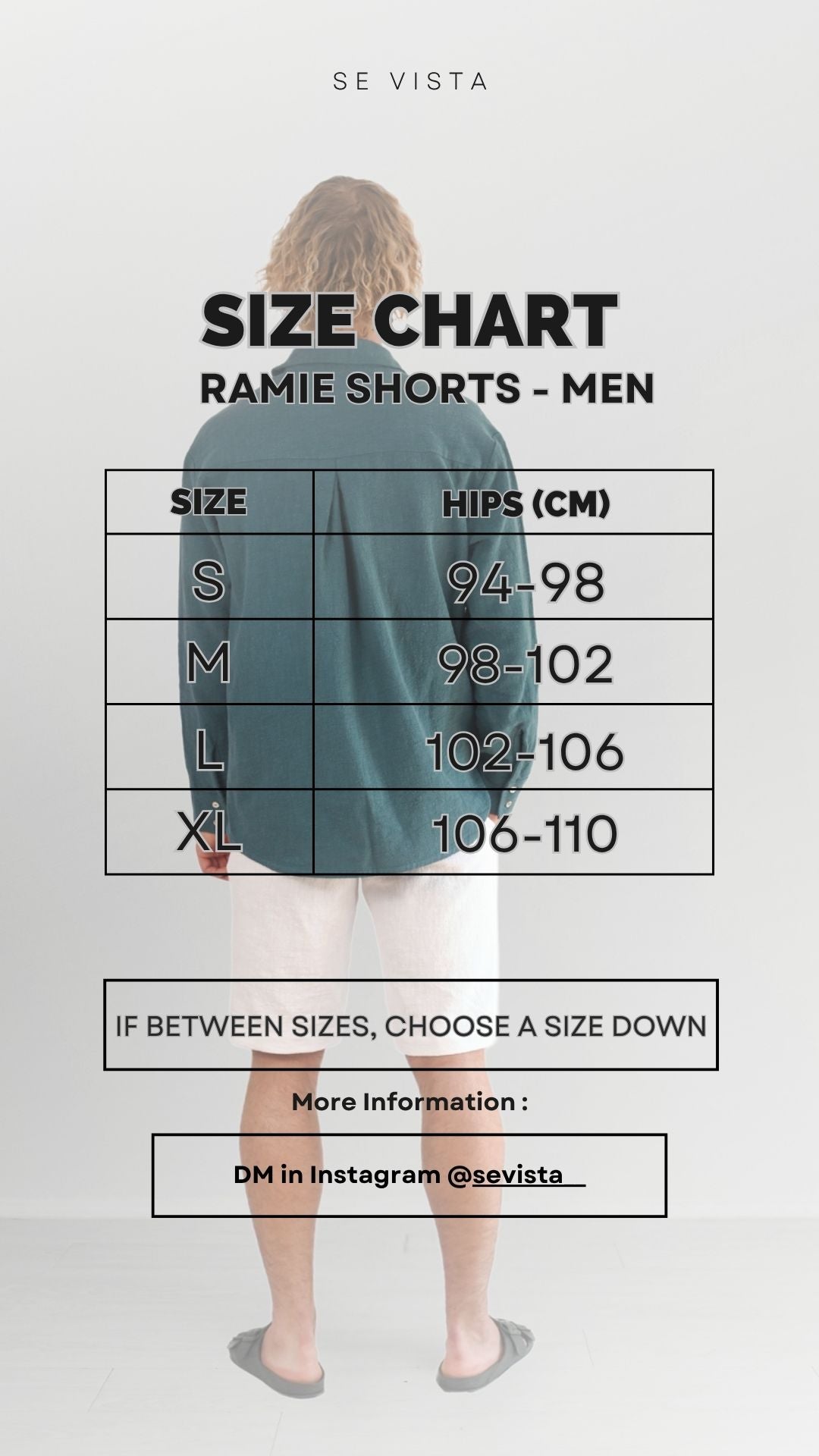 Ramie shorts for men