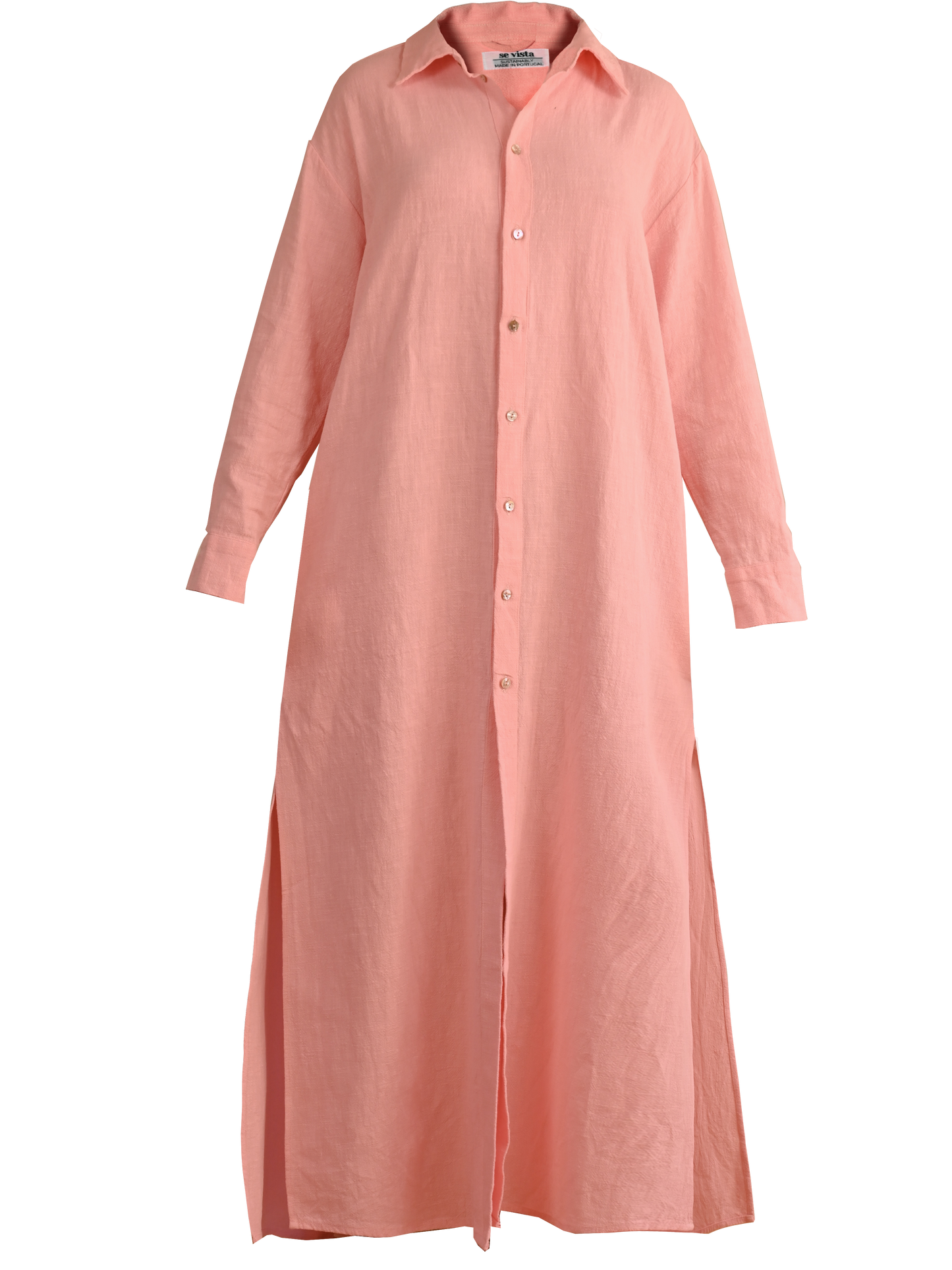 Ramie Shirt-Dress