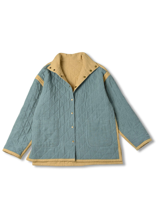 Ramie and Cotton Quilted Jacket