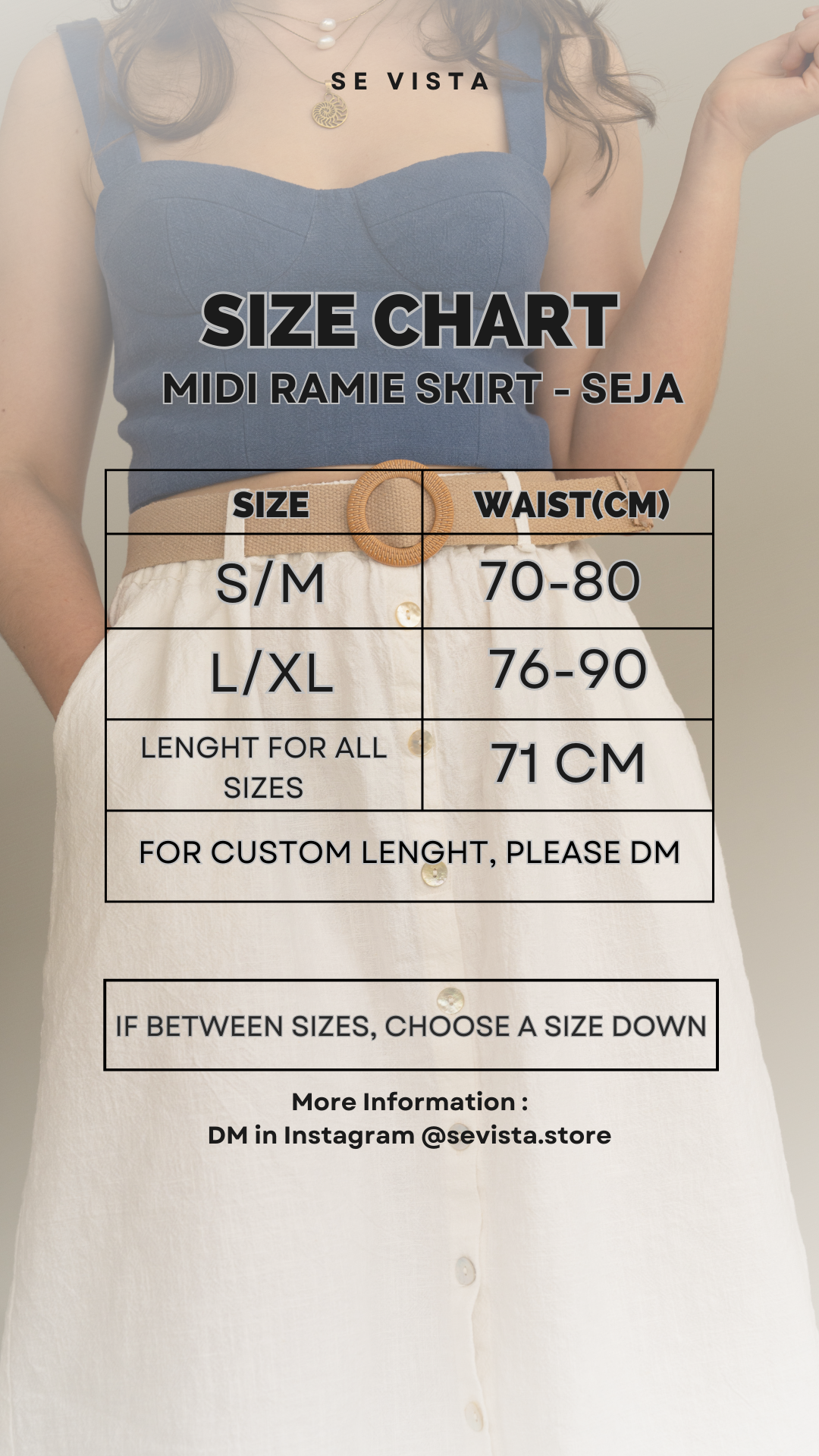 Saia Midi Rami - SEJA 