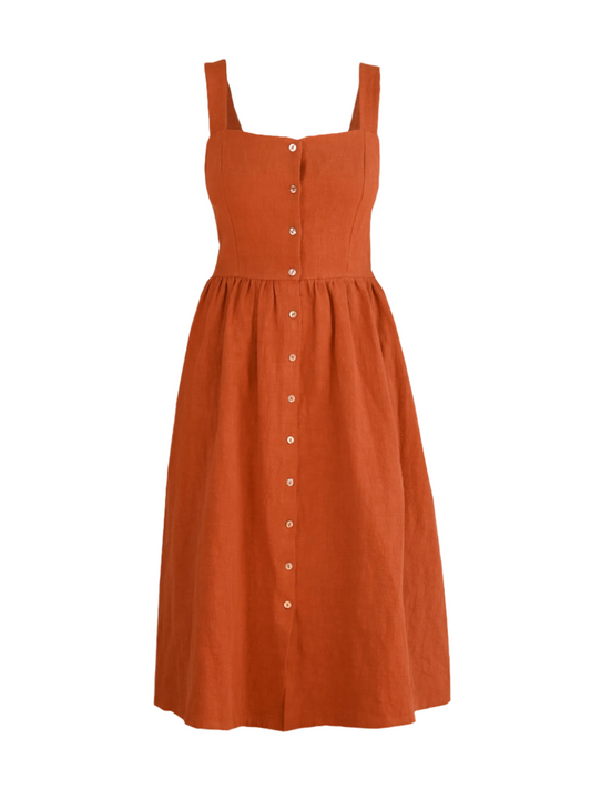 Ramie A-dress