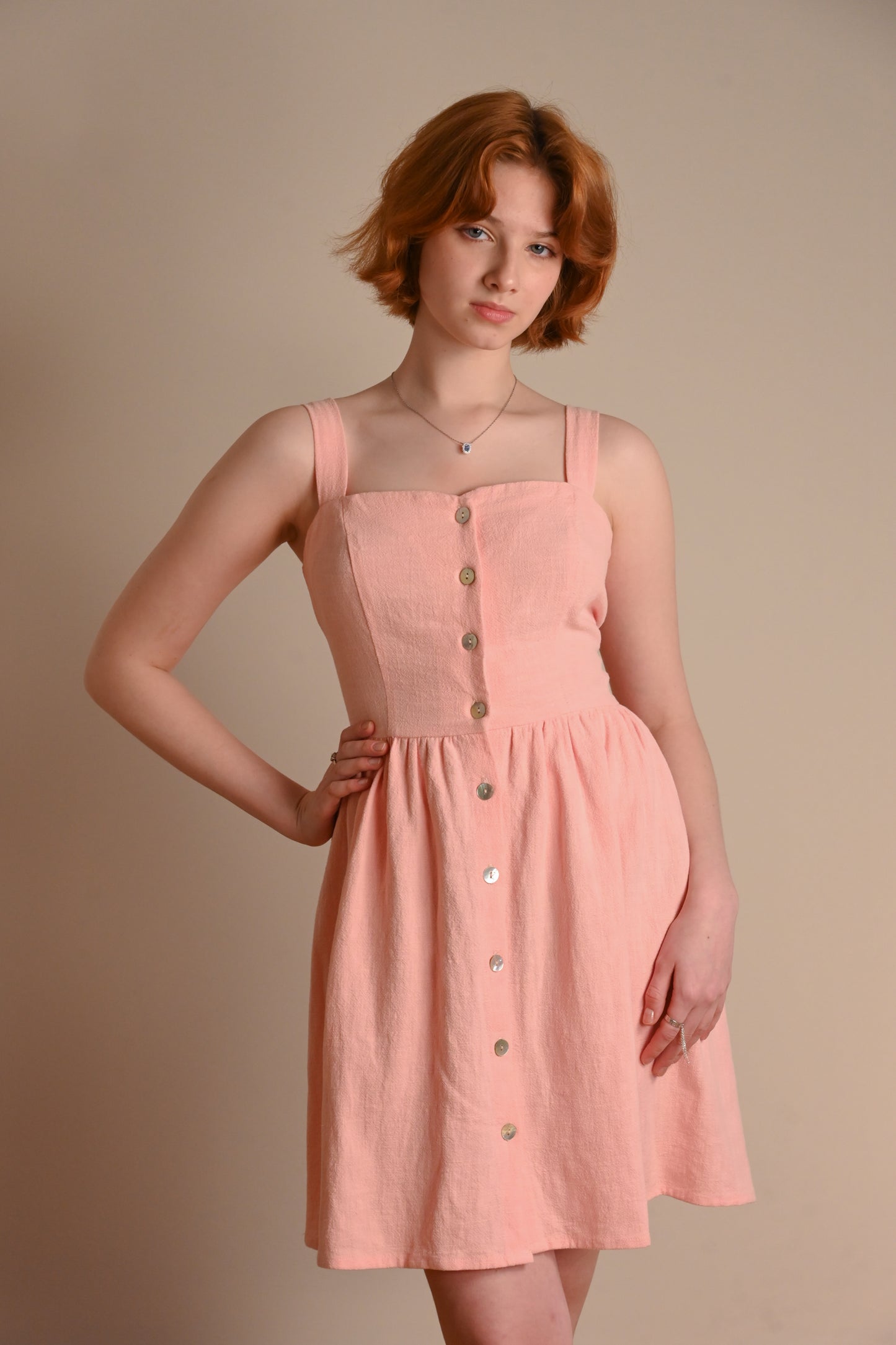 Ramie A-dress