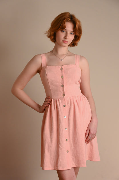 Ramie A-dress