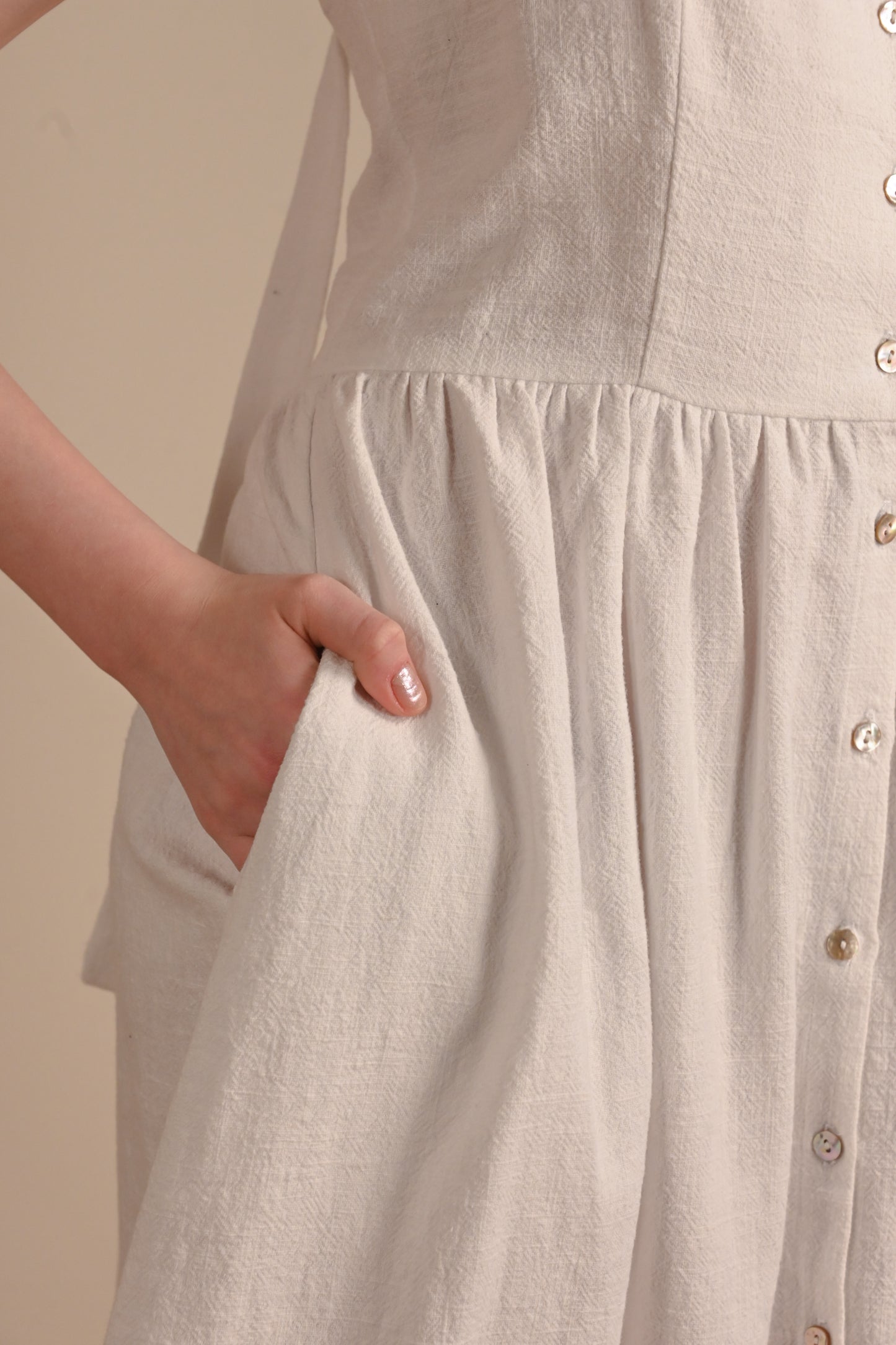 Ramie A-dress