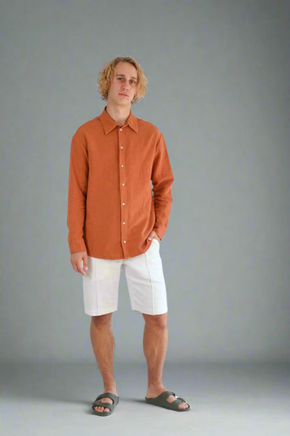 Ramie Shirt for men