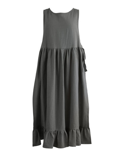 Ramie Apron Dress