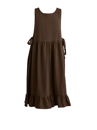 Ramie Apron Dress