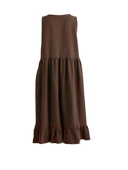 Ramie Apron Dress