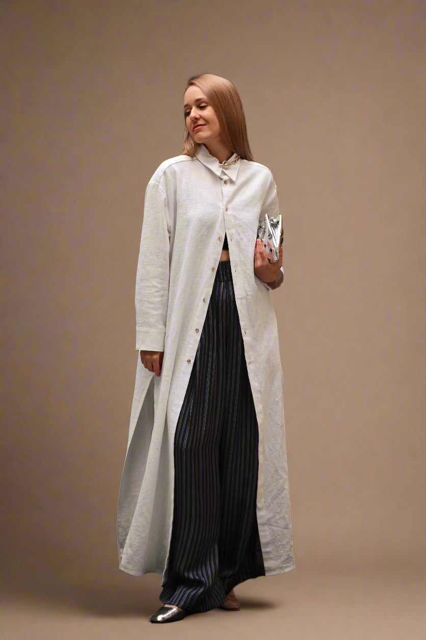 Ramie Shirt-Dress