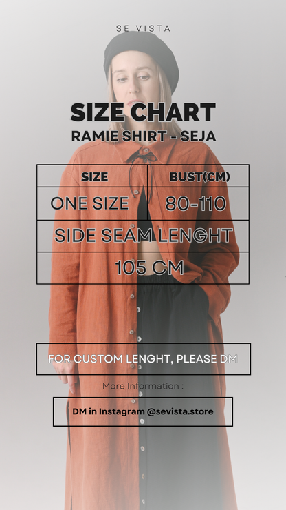 Ramie Shirt-Dress